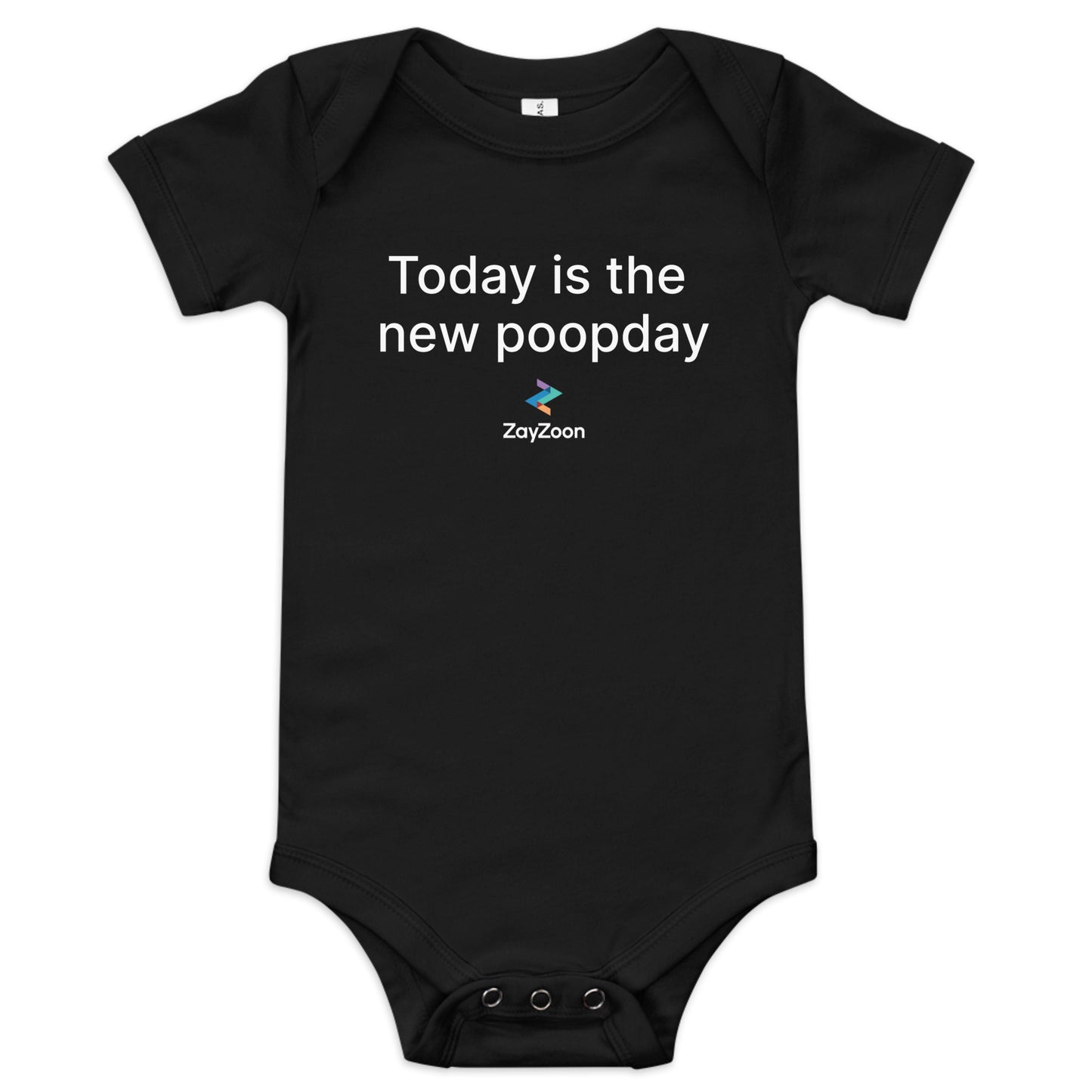 Baby short sleeve one piece (Poopday)