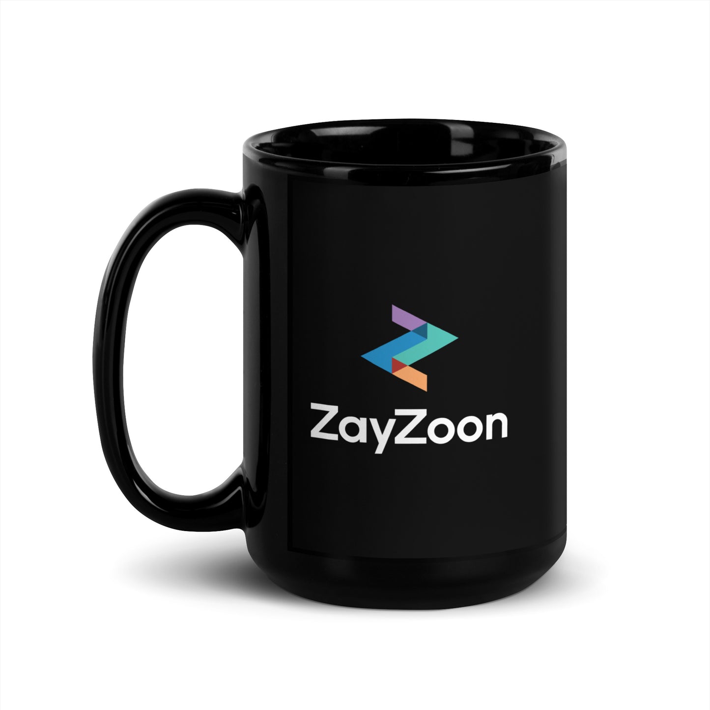 Black Glossy Mug (logotype)