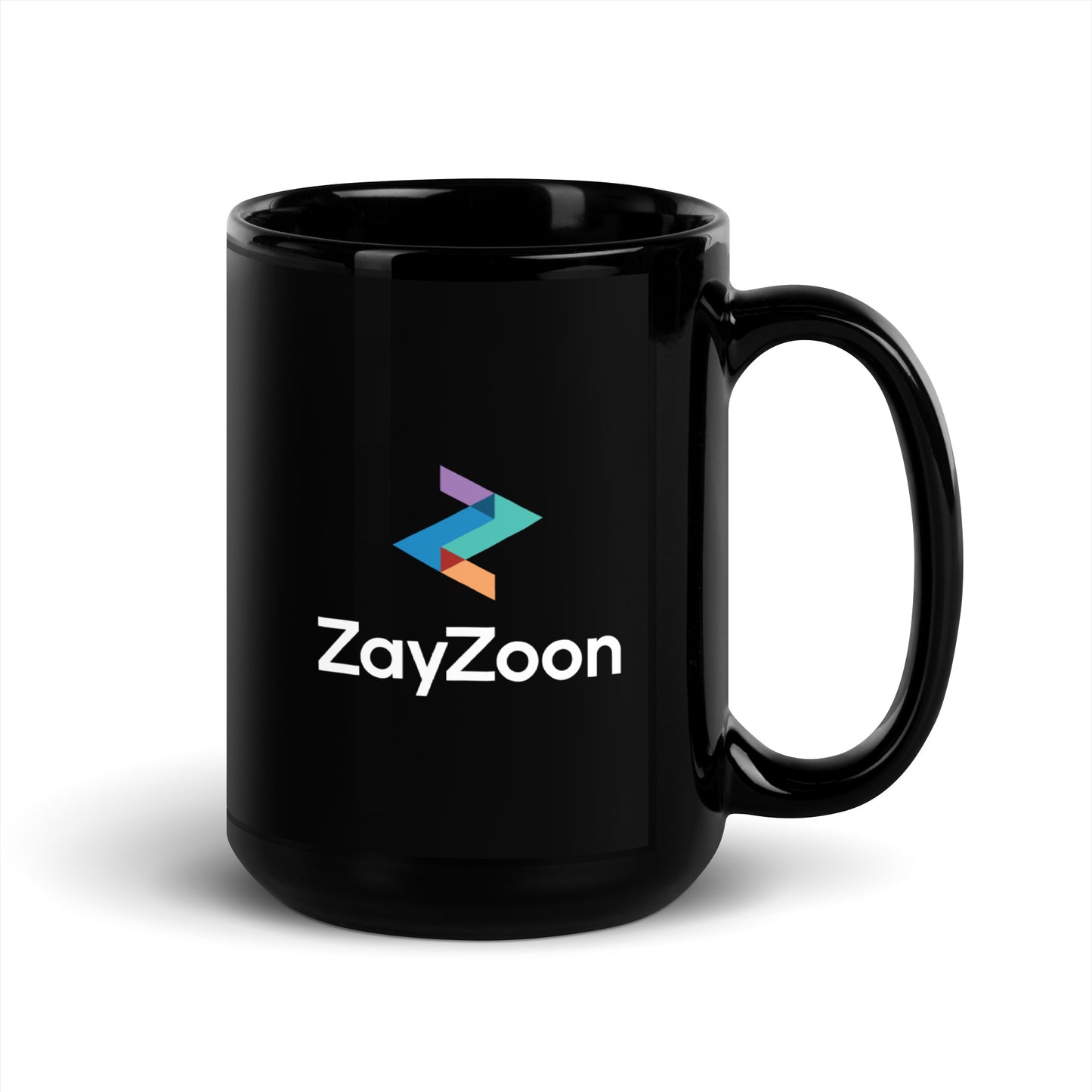 Black Glossy Mug (logotype)
