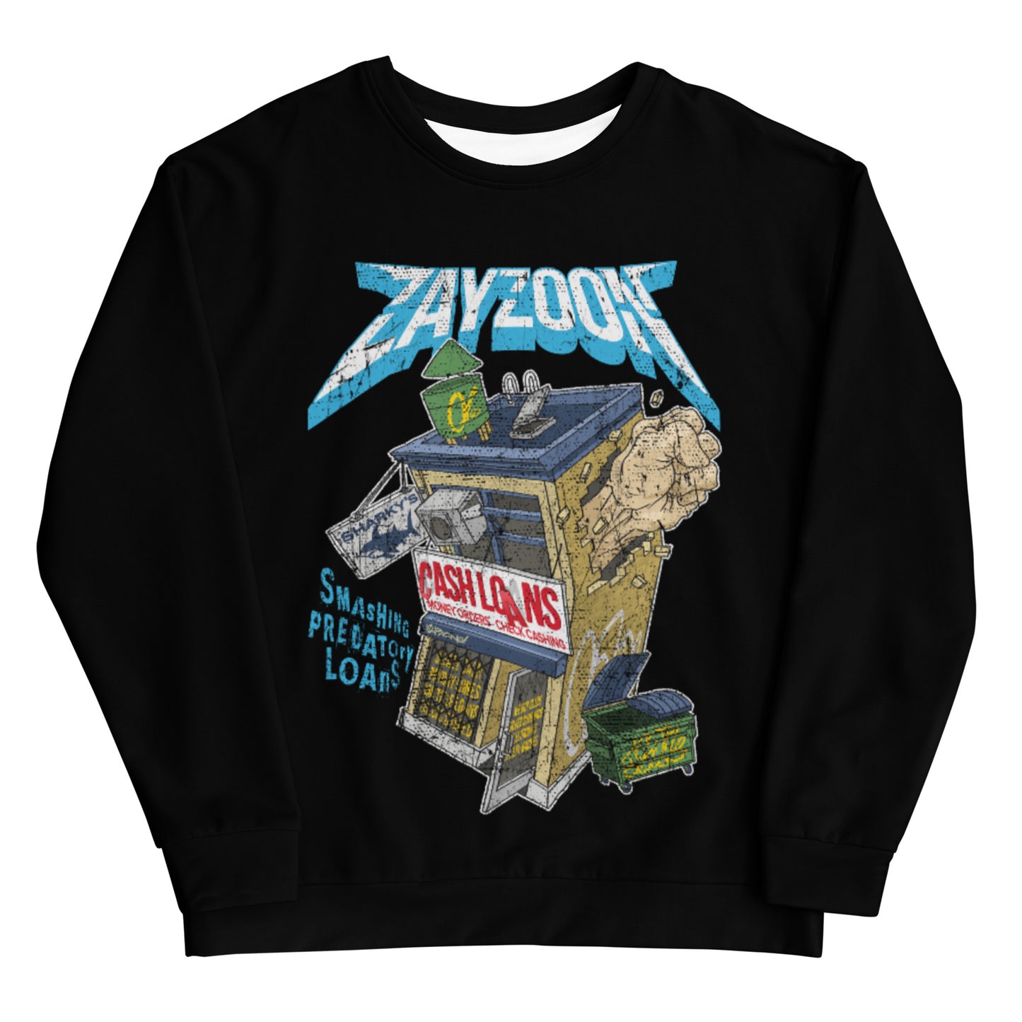 Smashing Predatory Loans Crewneck Sweater