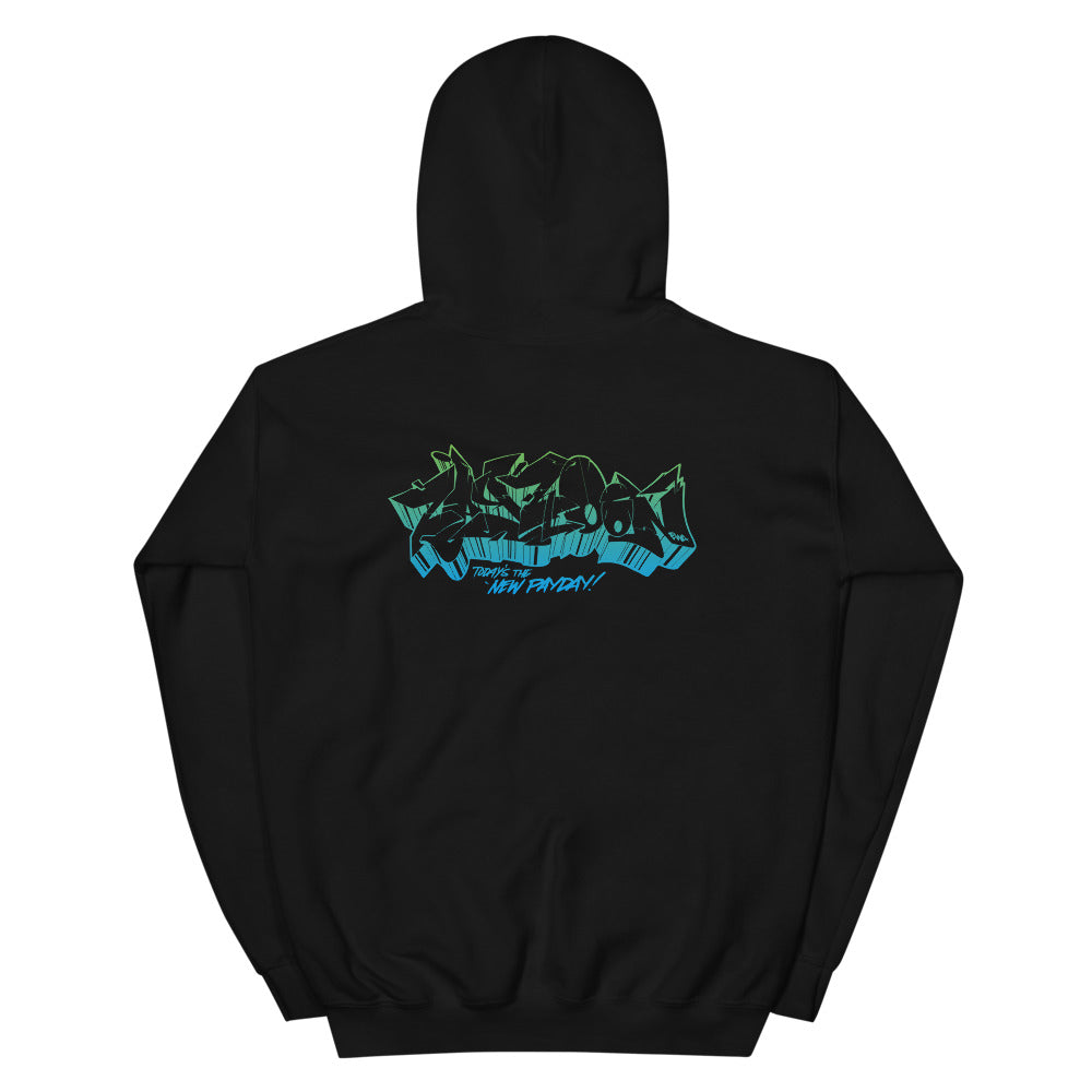 ZayZoon Gradient Graffiti hoodie