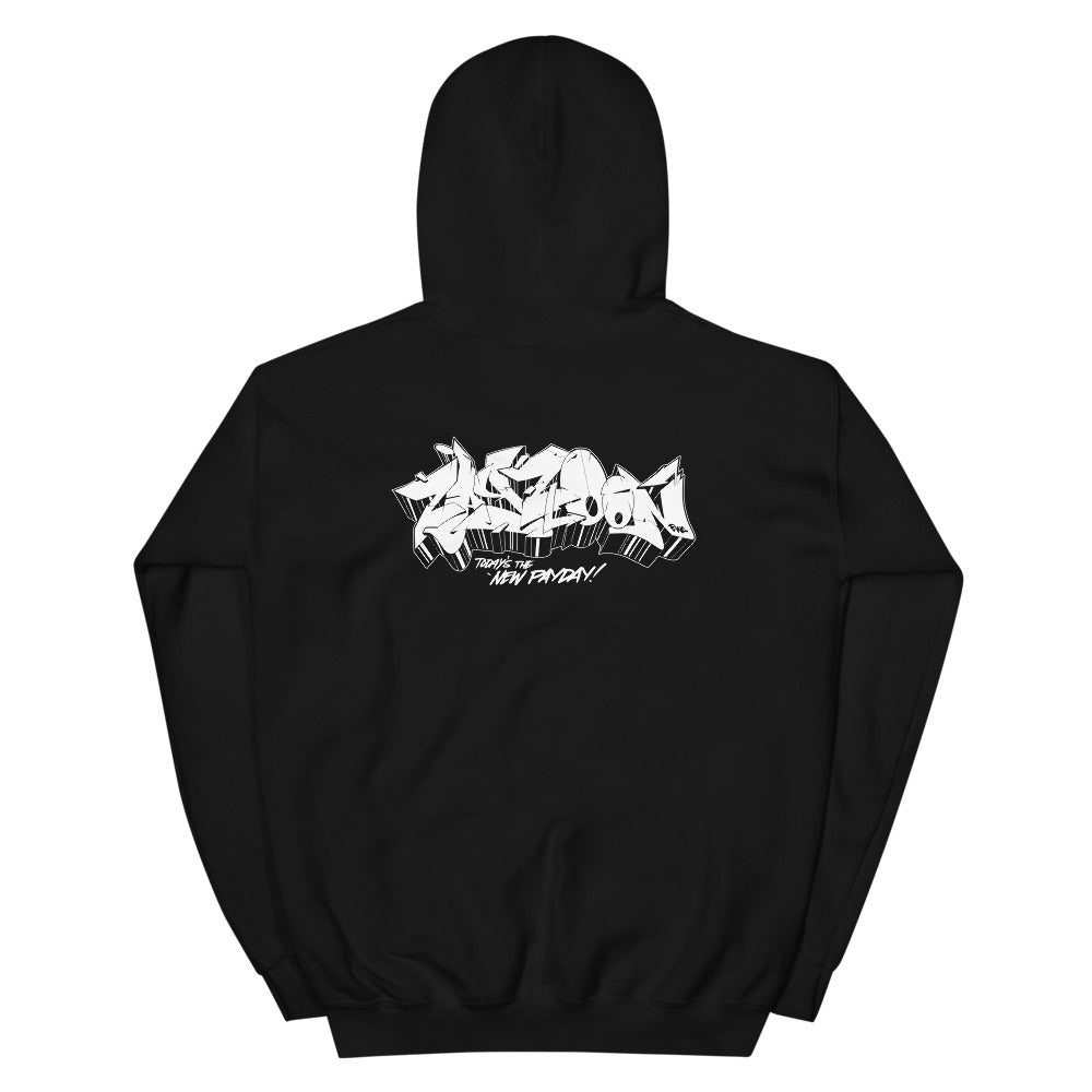 ZayZoon White Graffiti hoodie