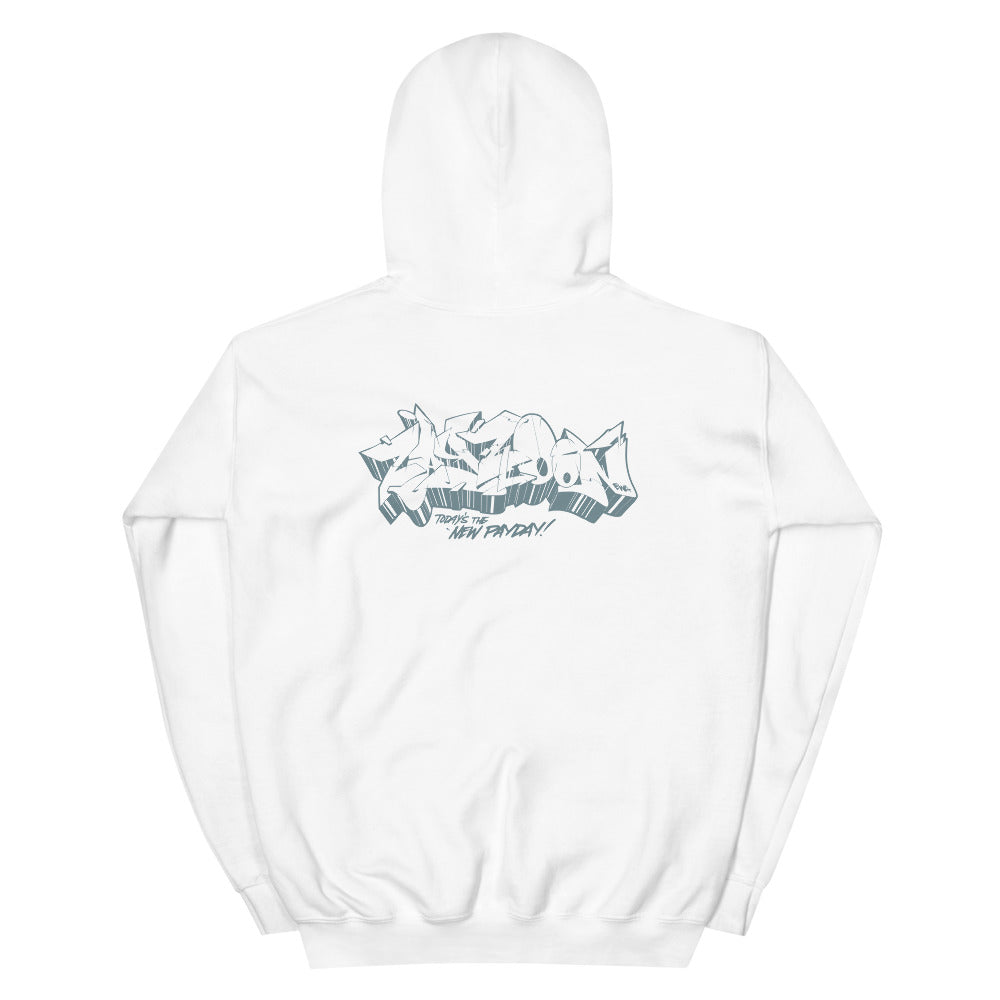ZayZoon Grey Graffiti hoodie