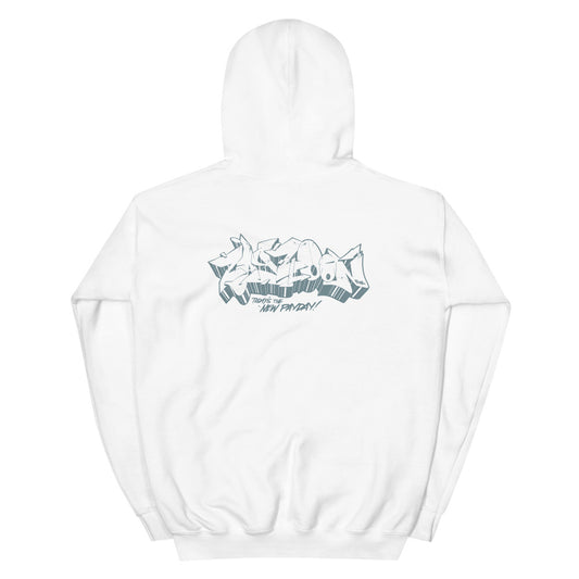 ZayZoon Grey Graffiti hoodie