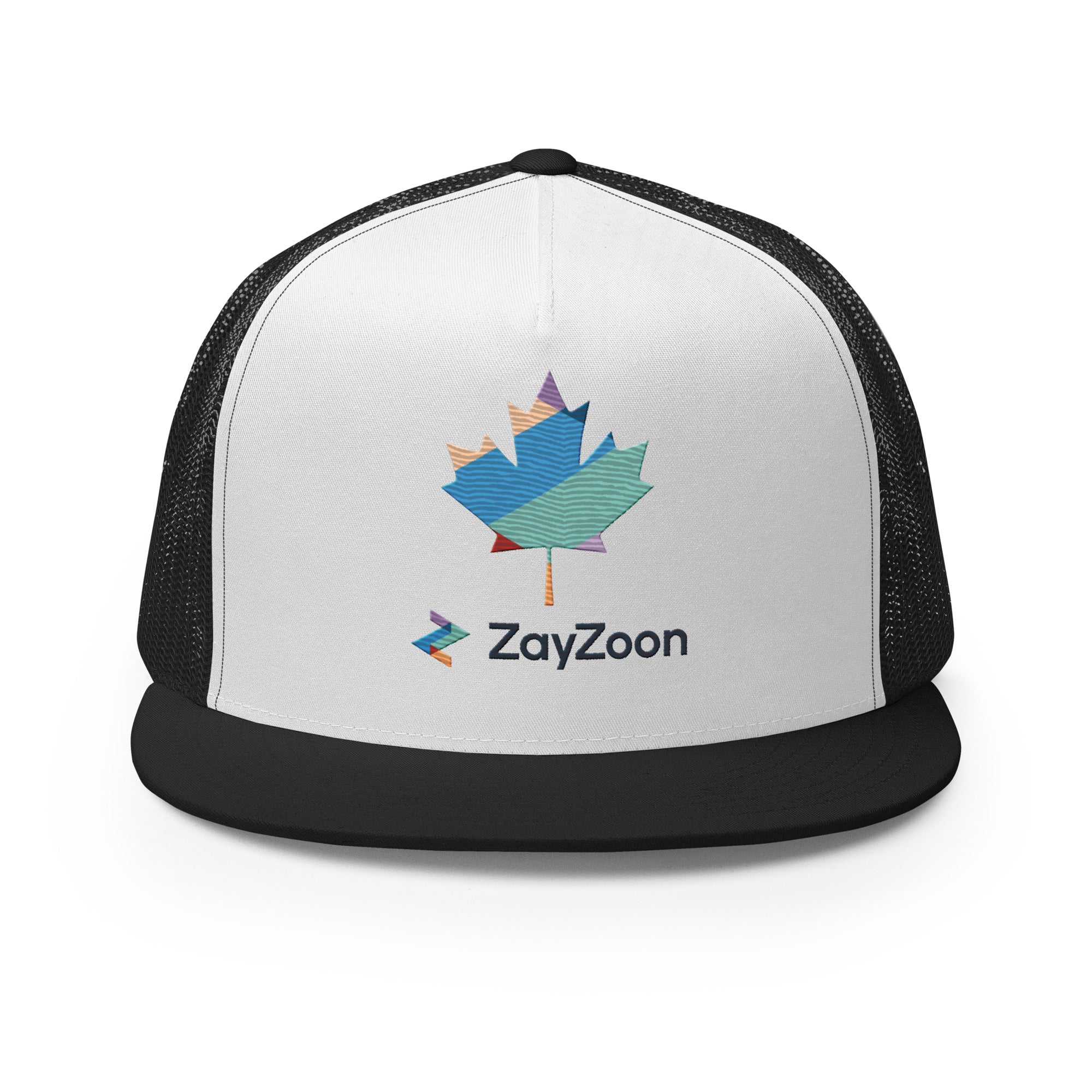 ZayZoon Canada (White background)  - Six panel, trucker style