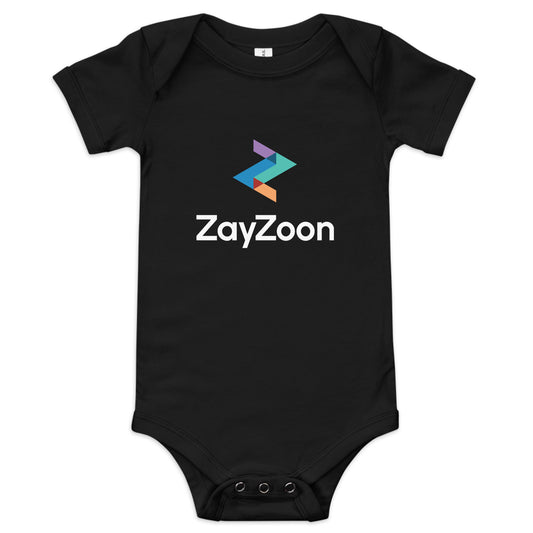 Baby short sleeve one piece (ZayZoon logo)