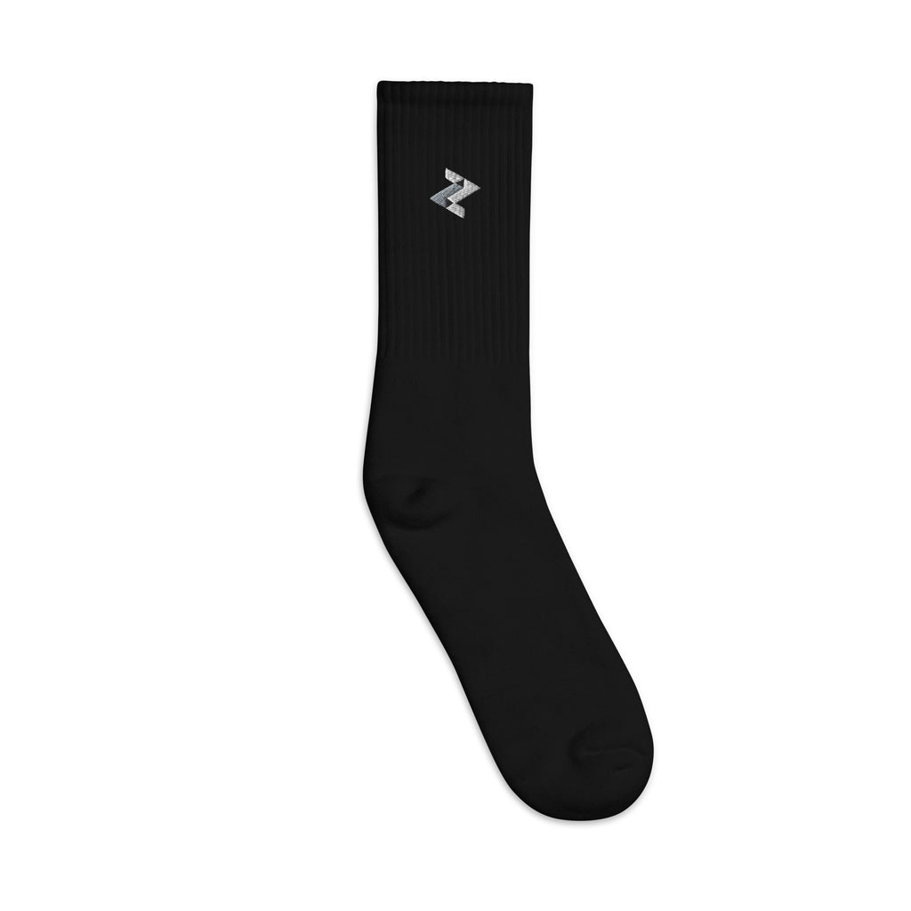 Embroidered socks - Dark