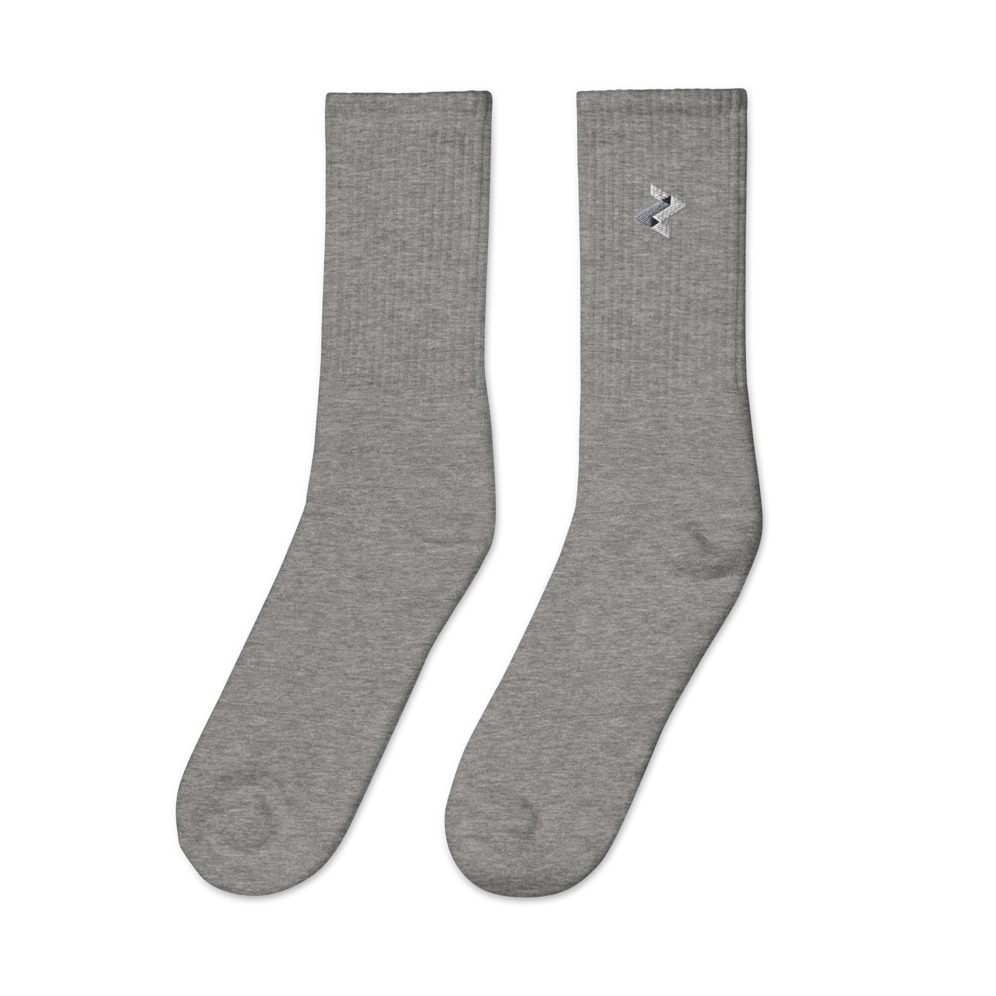 Embroidered socks - Dark