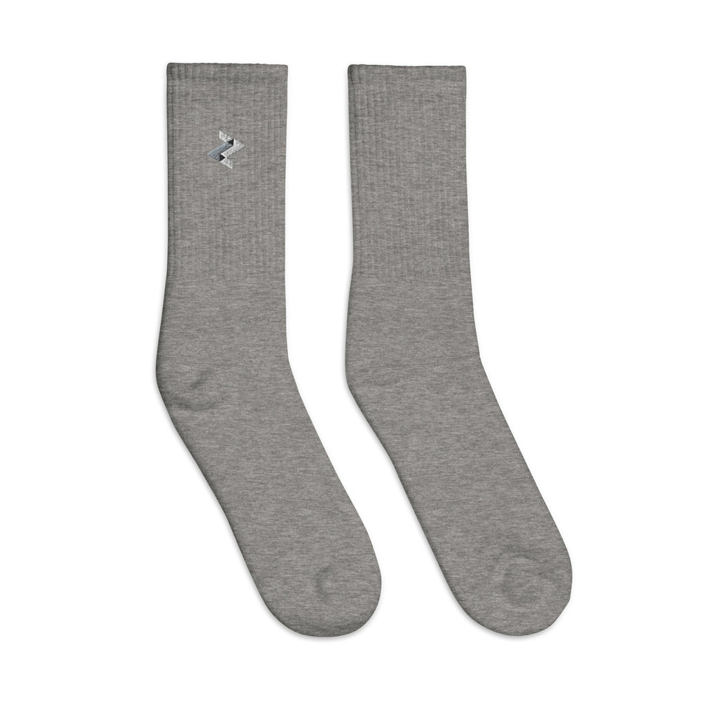 Embroidered socks - Dark
