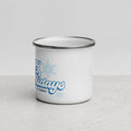 Happy Holidays Enamel Mug