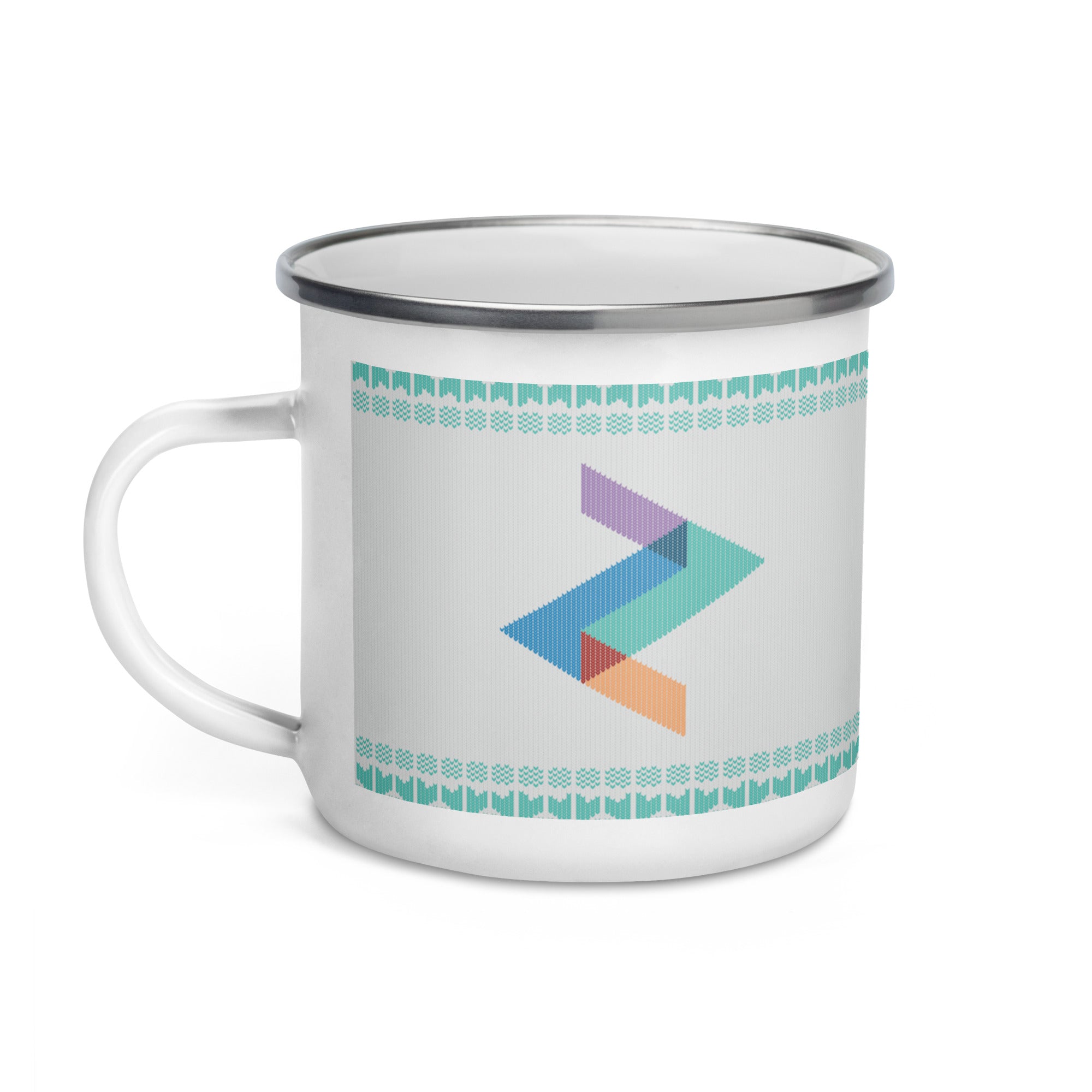 Knitted* Enamel Mug
