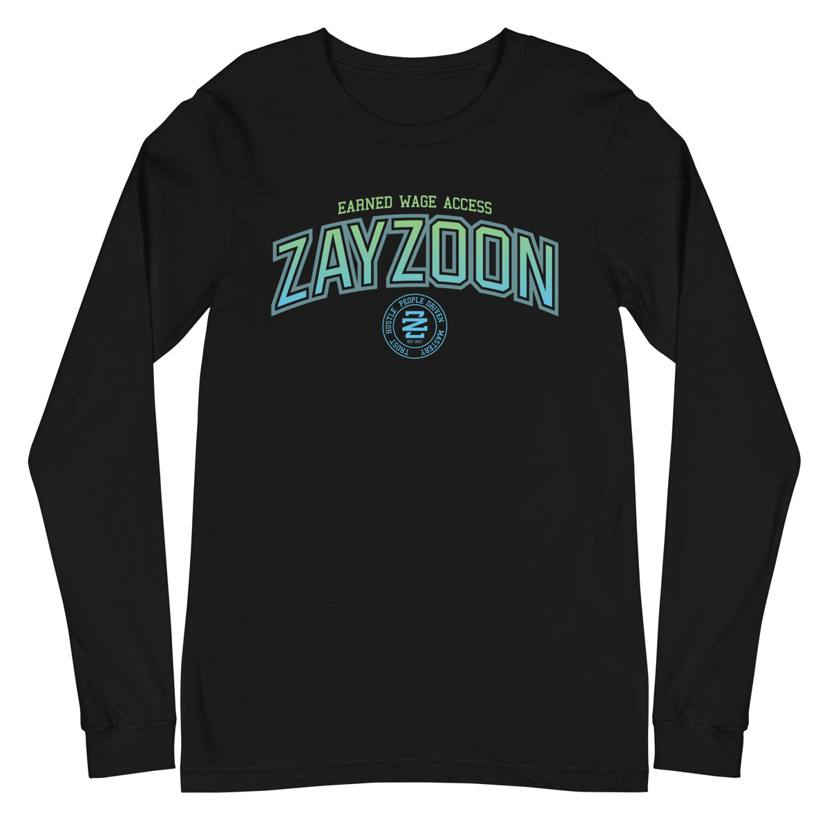 ZayZoon Varsity Long Sleeve T-Shirt - Gradient print