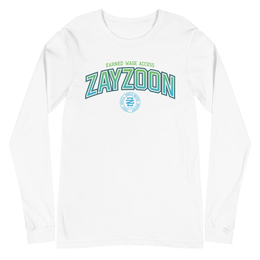 ZayZoon Varsity Long Sleeve T-Shirt - Gradient print